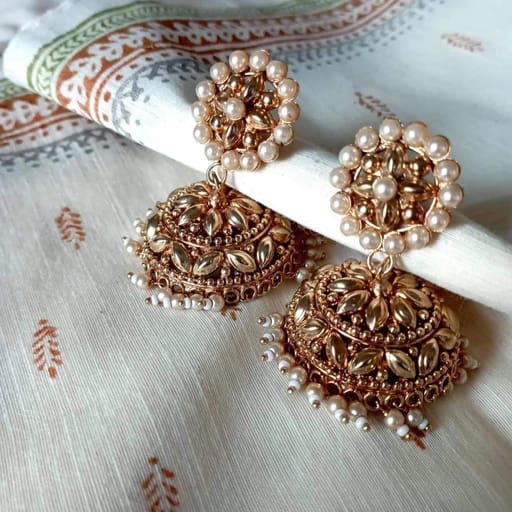 Rose Gold Jhumka
