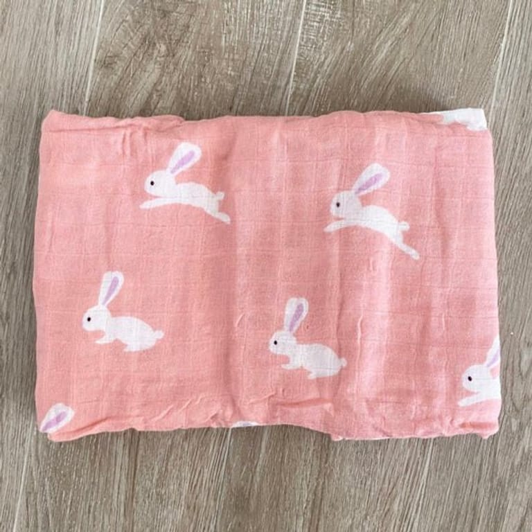 Bamboo Cotton Muslin Swaddle Blankets - Image 1