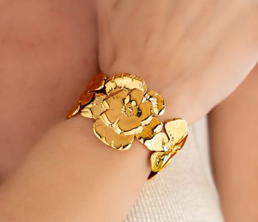 Zinnia Elegant Cuff