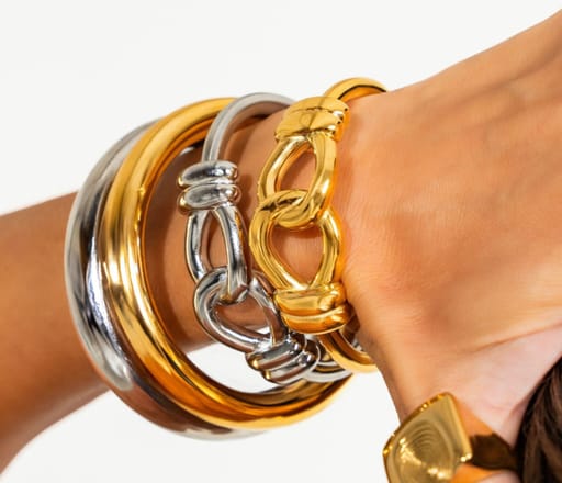 Alma Solid Bangle-S