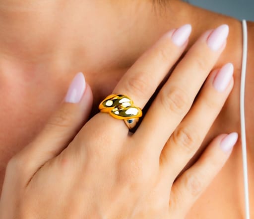 Cleona Two-Tone Ring