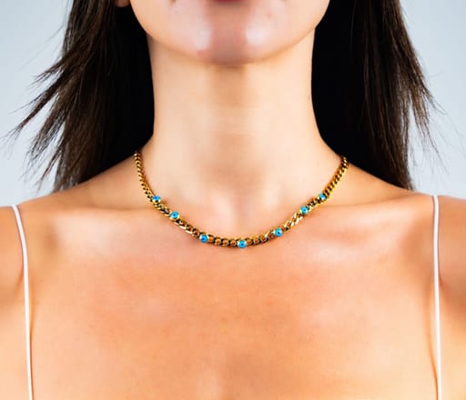 Talma Evil Eye Chain Necklace