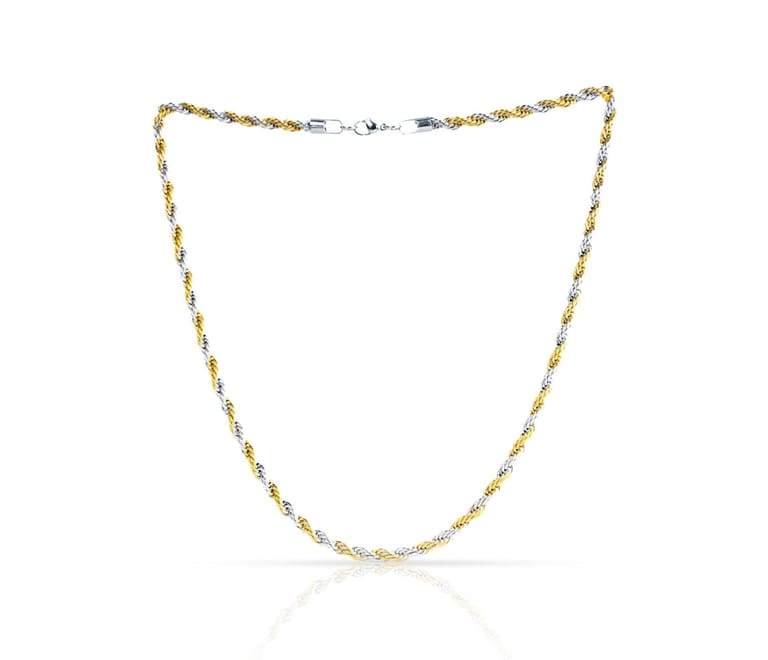 Braida Two-Tone Necklace - Image 4