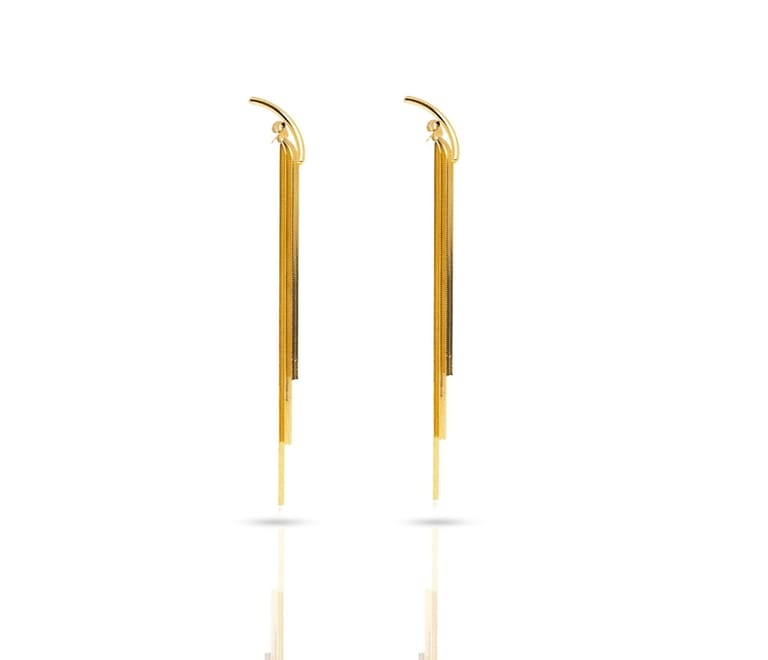 Kaia Tassel Earrings - Image 2