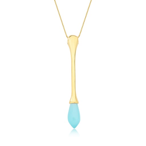 Aqua Drop Necklace
