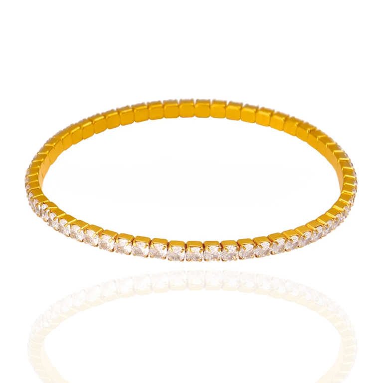Gloria Stretchable Tennis Bracelet - Image 2