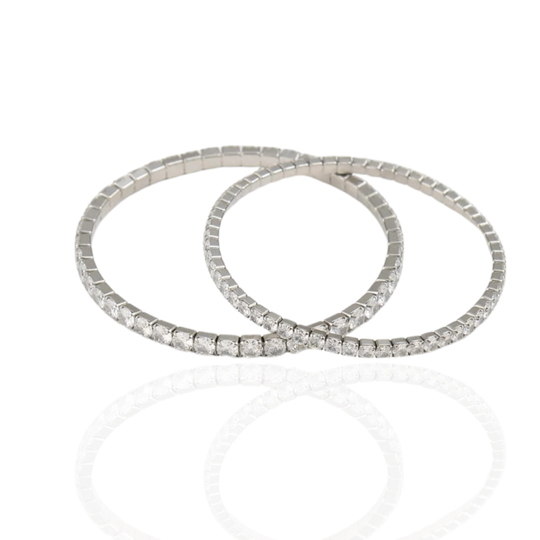 Gloria Stretchable Tennis Bracelet - Image 7