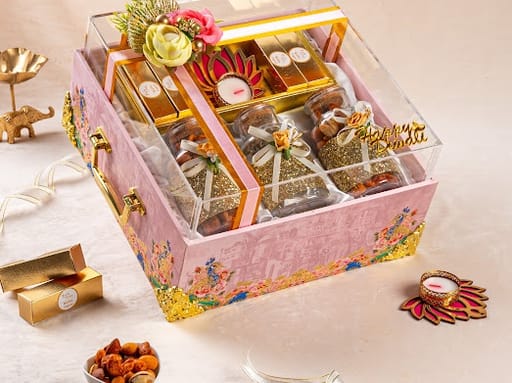 Premium MDF & Acrylic top Diwali Hamper