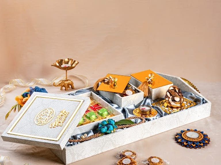Premium leather finish Diwali Hamper - Image 1