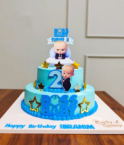Boss Baby theme cake