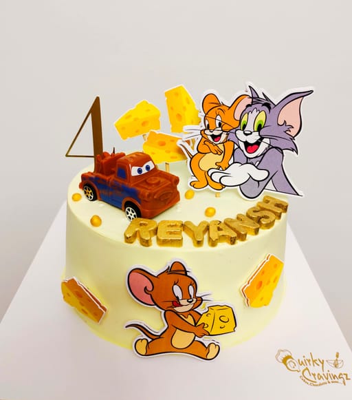 Tom & Jerry theme cake