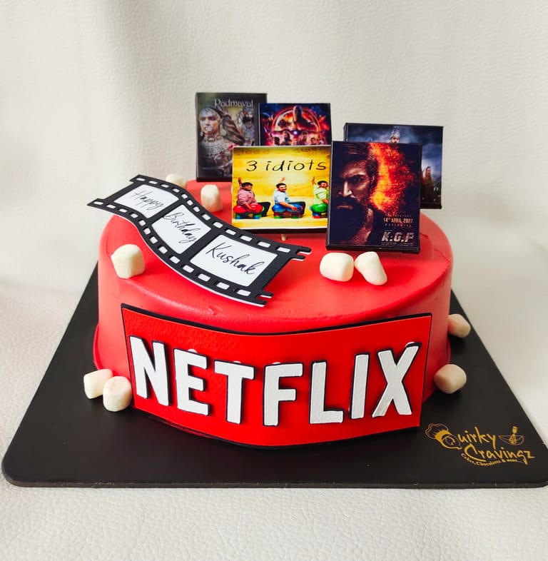 Netflix theme cake - Image 1