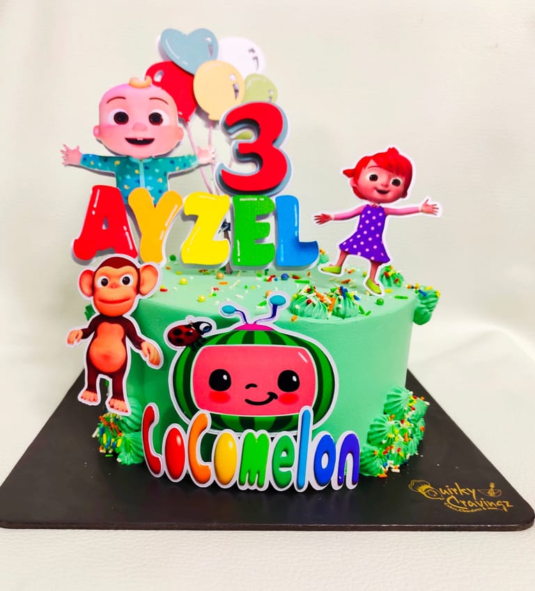 Cocomelon theme cake - Image 2