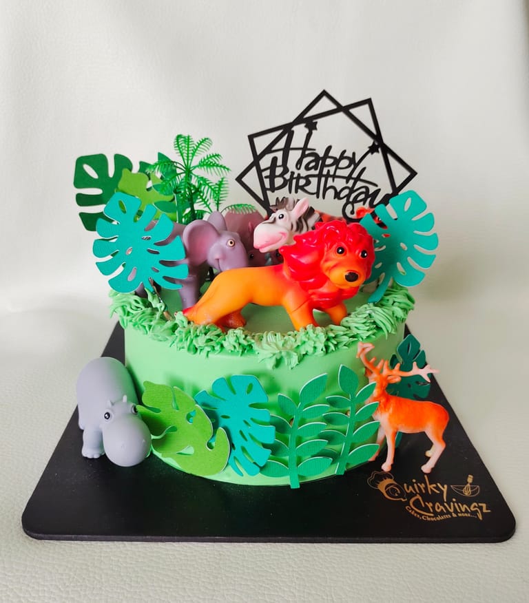 Jungle theme cake - Image 2