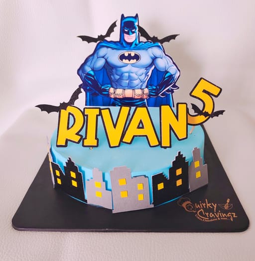 Batman theme cake