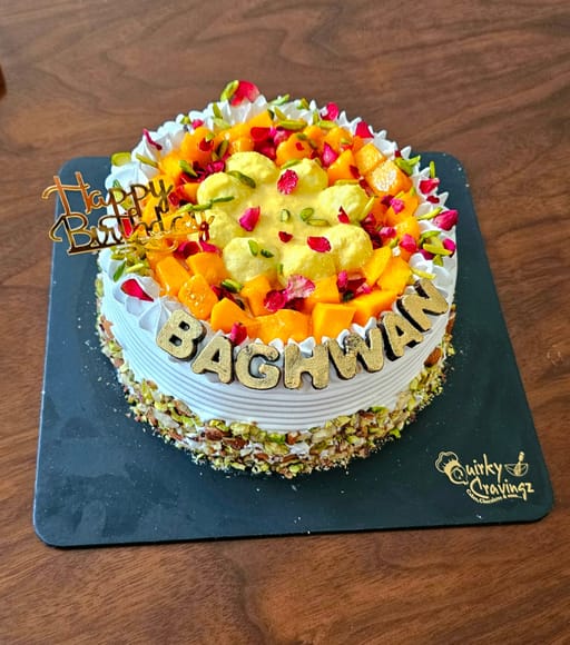 Mango Angoori Rabdi cake
