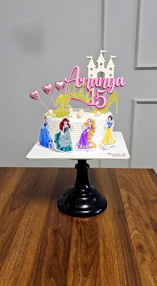 Princess theme cake