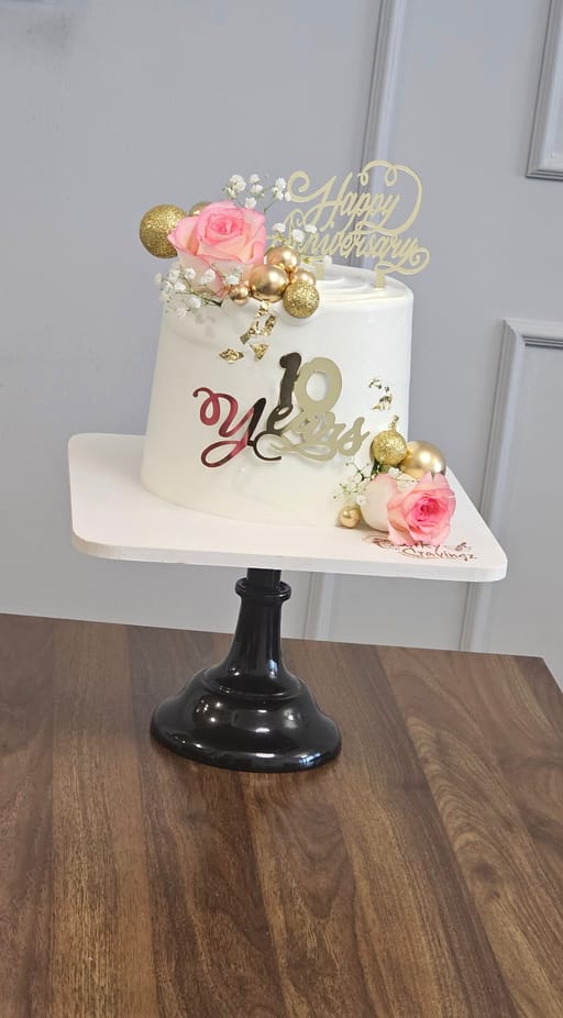 Floral Milestone cake