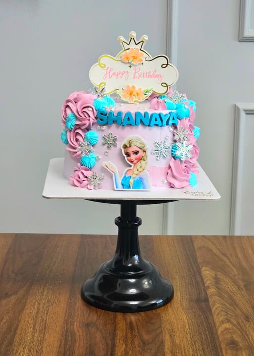 Frozen_Elsa theme cake