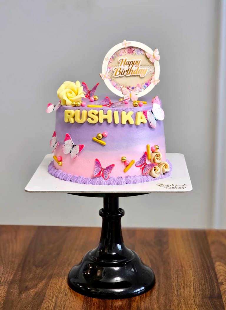 Butterfly theme cake - Image 2