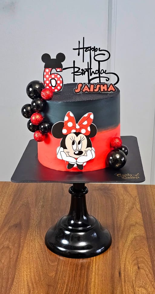 Mickey_Minnie theme cake