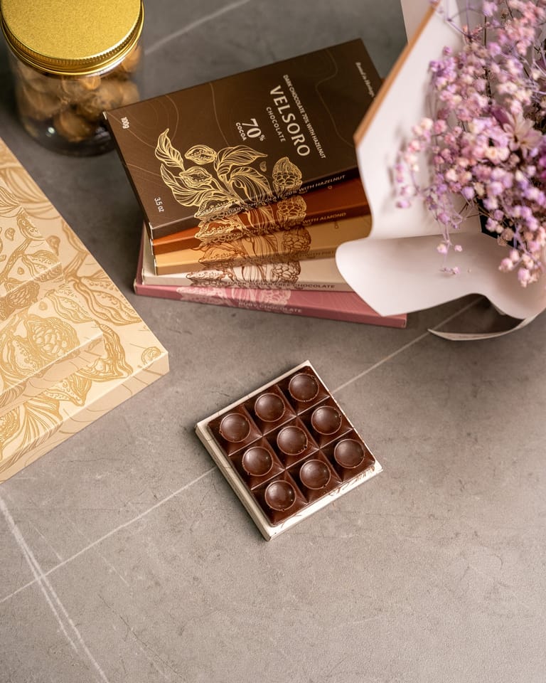 Sugar-Free Dark Chocolate Bar with Maltitol – 40g - Image 2