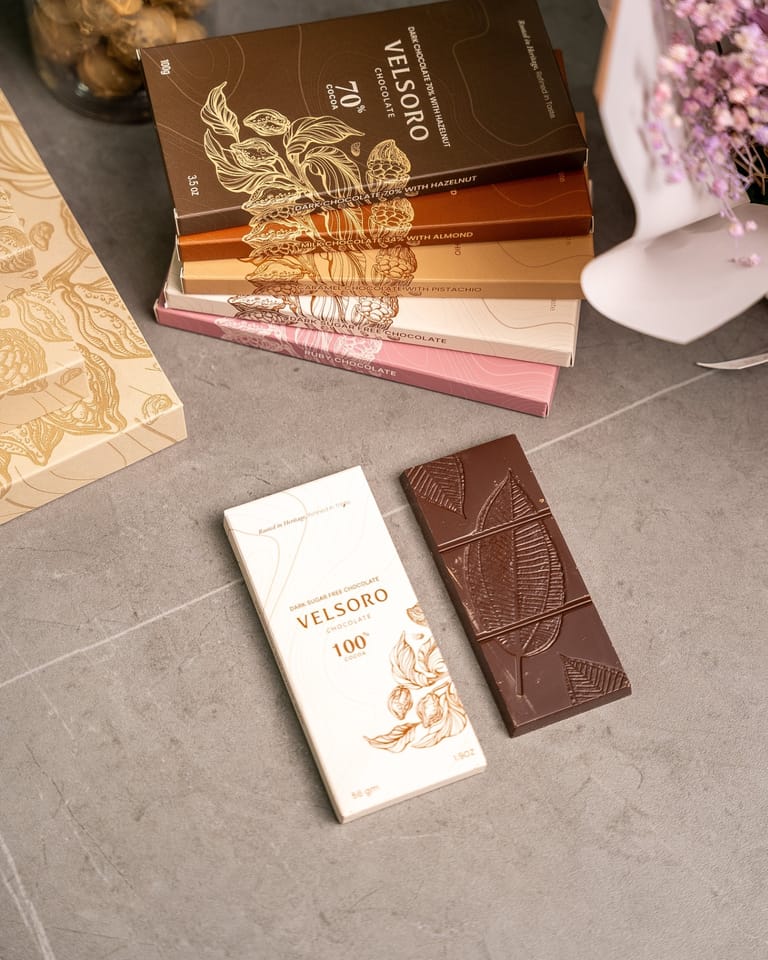 Sugar-Free Dark Chocolate Bar – 56g - Image 1