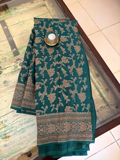 Green katan crepe benerasi
