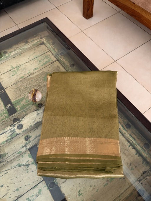 Olive green semi tissue