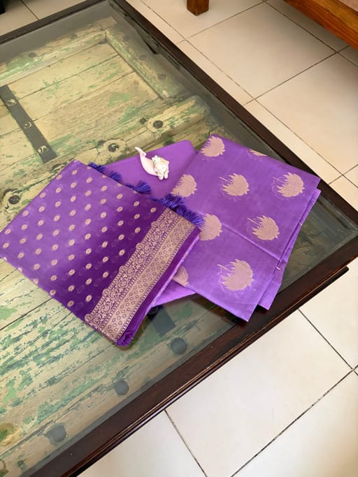 Purple pure benerasi suit piece