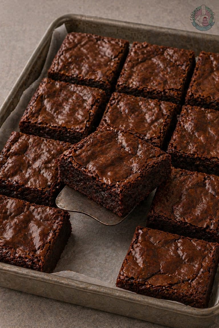 Chocolate Brownie Traybake - Image 1