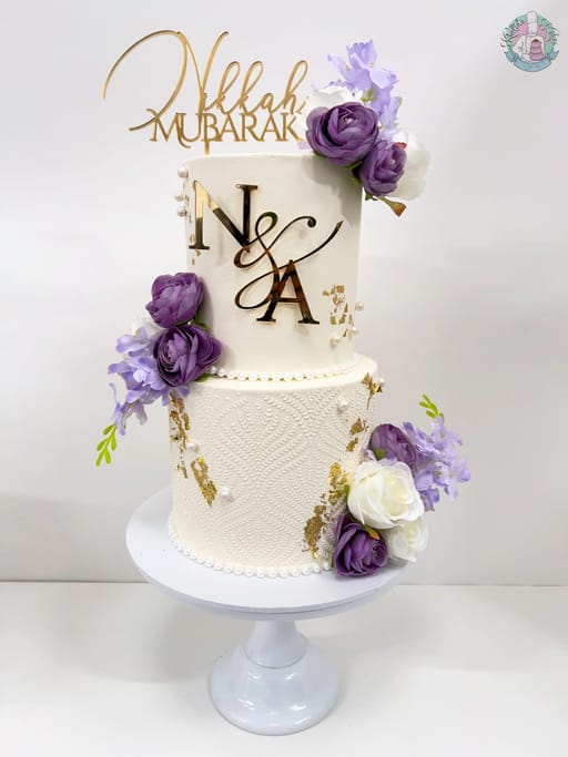 2 Tier Nikkah Cake