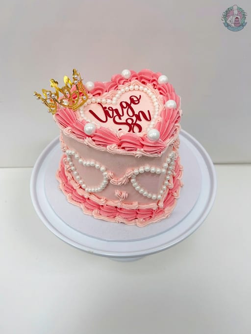 Tiara Heart Cake