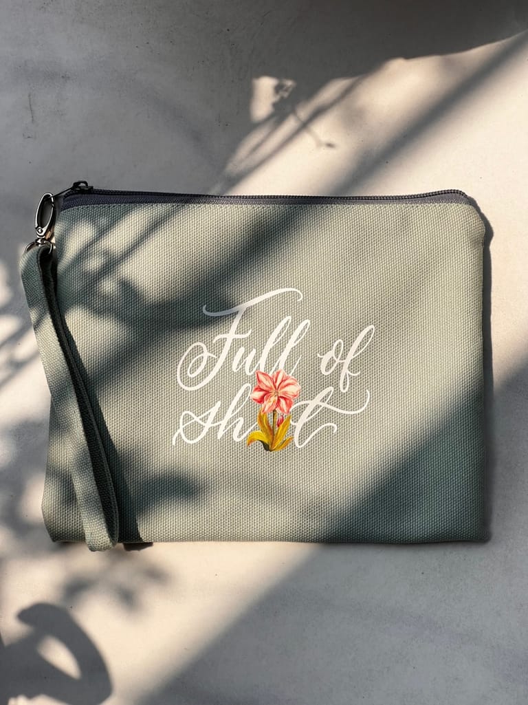 Zippered Pouch with Wristlet - Image 2