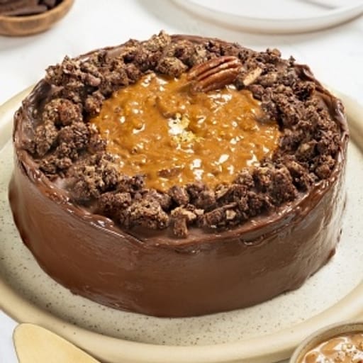 CHOCOLATE PECAN SYMPHONY CAKE