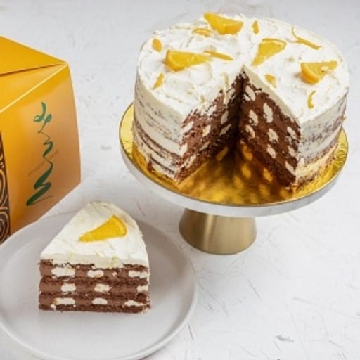 RUSTIC CHOCOLATE ORANGE CAKE