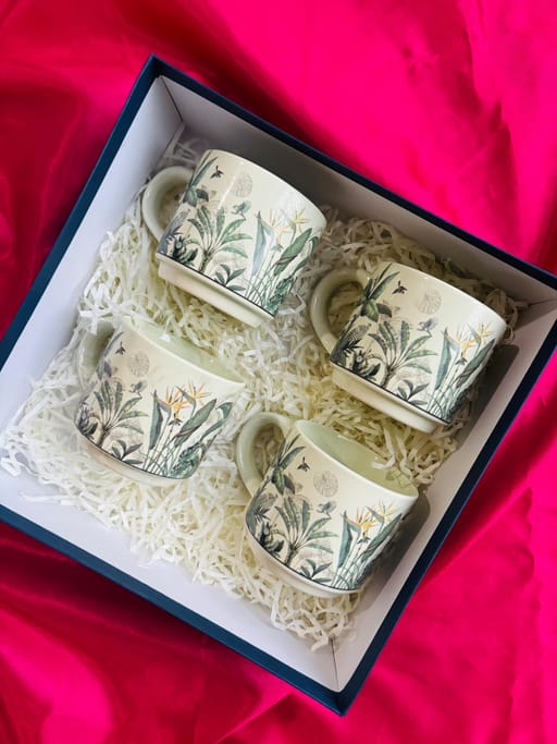 Wilderness Design Tea Cups Set of 4