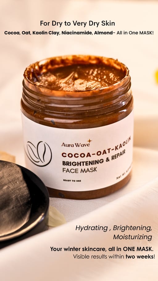 COCOA OAT KAOLIN BRIGHTENING & REPAIR FACE MASK