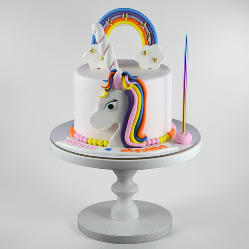 Magical 3D Unicorn & Rainbow Birthday Cake
