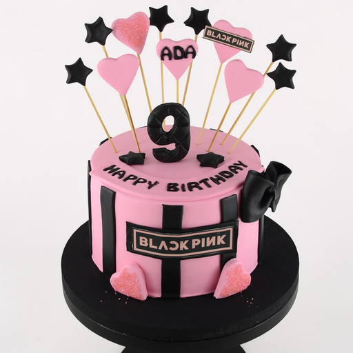 K-Pop Idol "Blackpink" Inspired Cake