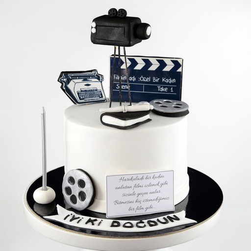 Classic Cinema & Filmmaker Theme Cake
