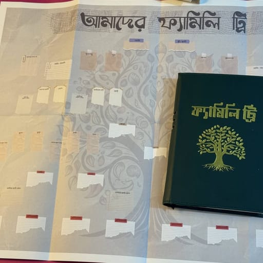 Family Tree - Guided Journal & Chart