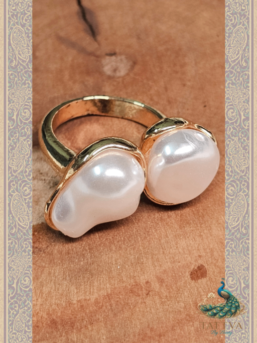 Faux Pearl Double