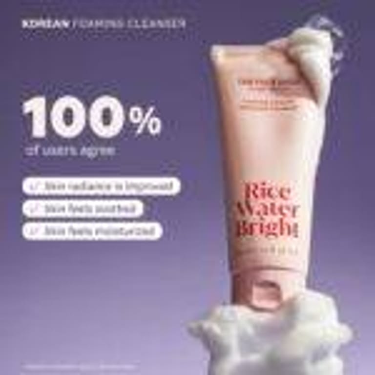 The Face Shop – Rice Water Bright Facial Foaming Cleanser - Image 2