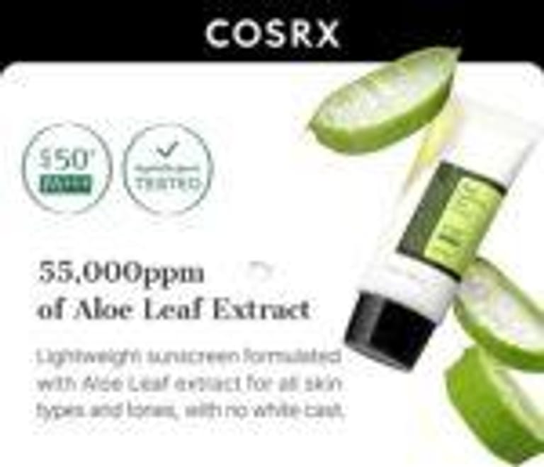 Cosrx – Aloe Soothing Sun Cream Spf50+/ Pa+++ – 50ml - Image 2