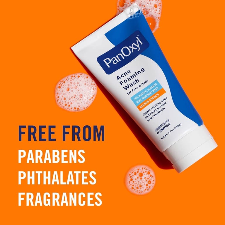 PanOxyl – Acne Foaming Wash Benzoyl 10% Maximum Strength – 156g - Image 1
