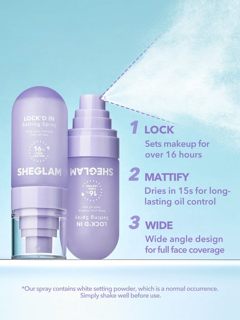 Sheglam – Lock’d In Setting Spray – 55ml - Image 1