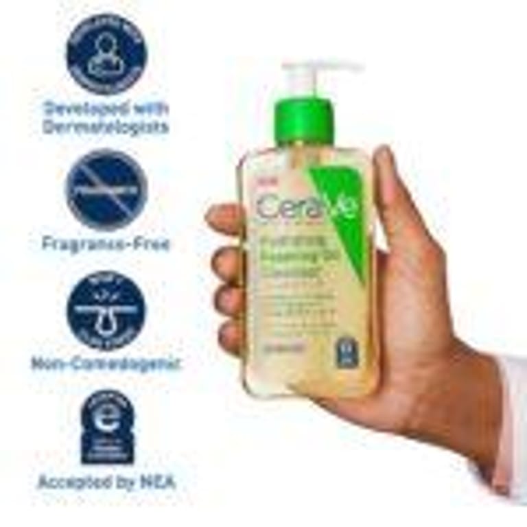 Cerave – Hydrating Foaming Oil Cleanser – 236ml - Image 2