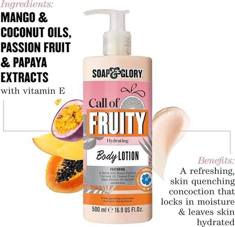 Soap & Glory – Call Of Fruity Body Lotion – 500ml - Image 1