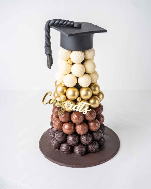 Chocolate Truffles Tower Graduation